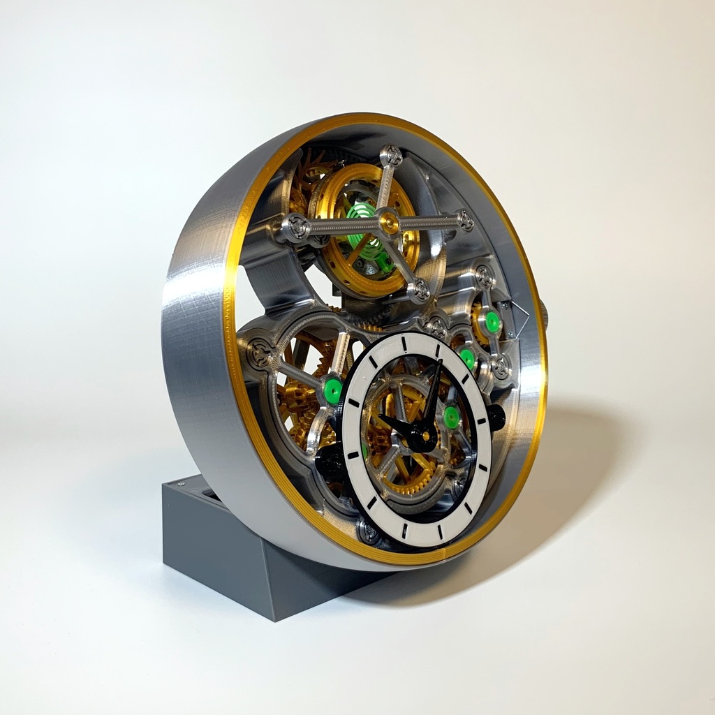 トゥールビヨンの置き時計【データ】