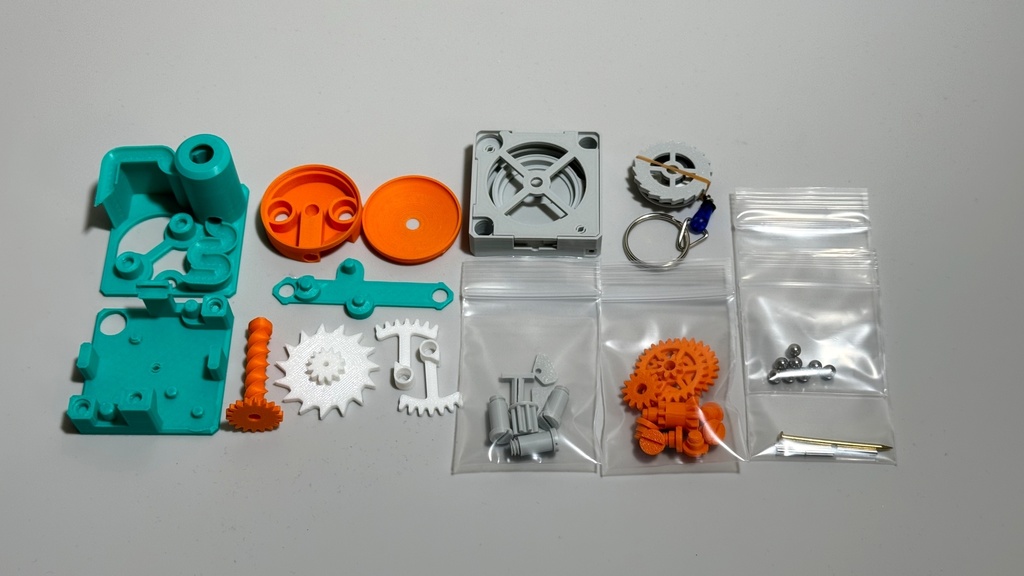 手のひらサイズのからくり TypeA+動力ユニット【物販】