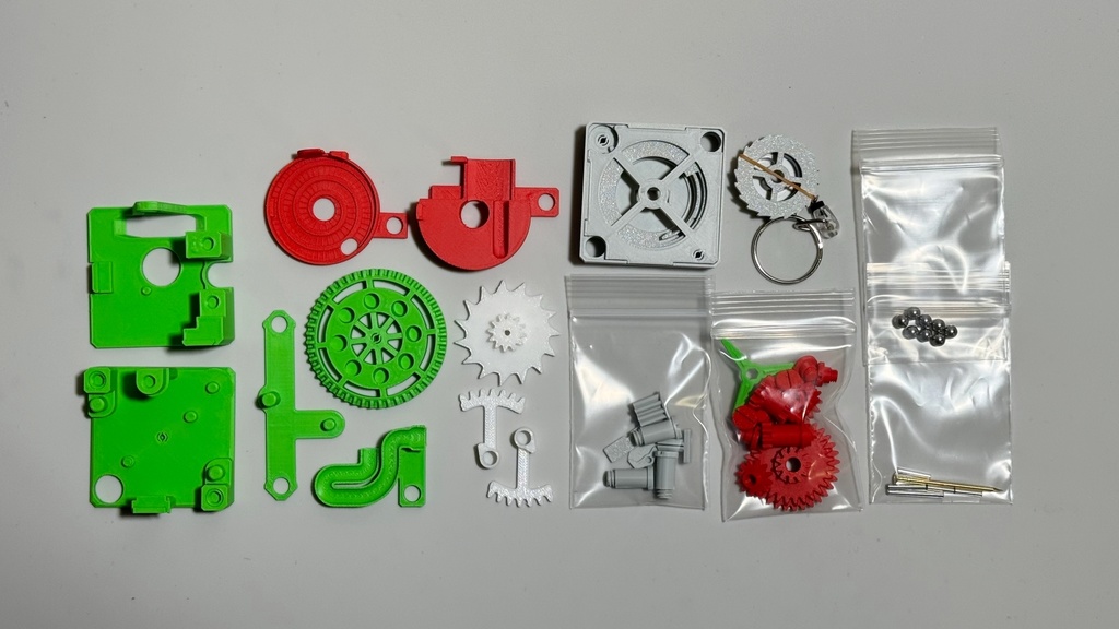 手のひらサイズのからくり TypeB+動力ユニット【物販】