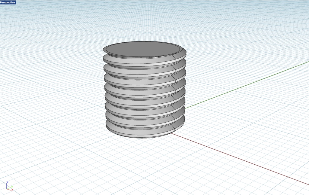 ネジ生成アルゴリズム【Grasshopper】