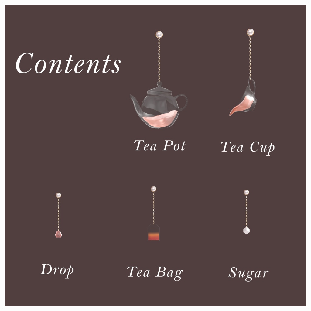 【期間限定無料】☕Tea Time Pierces☕【VRChat】