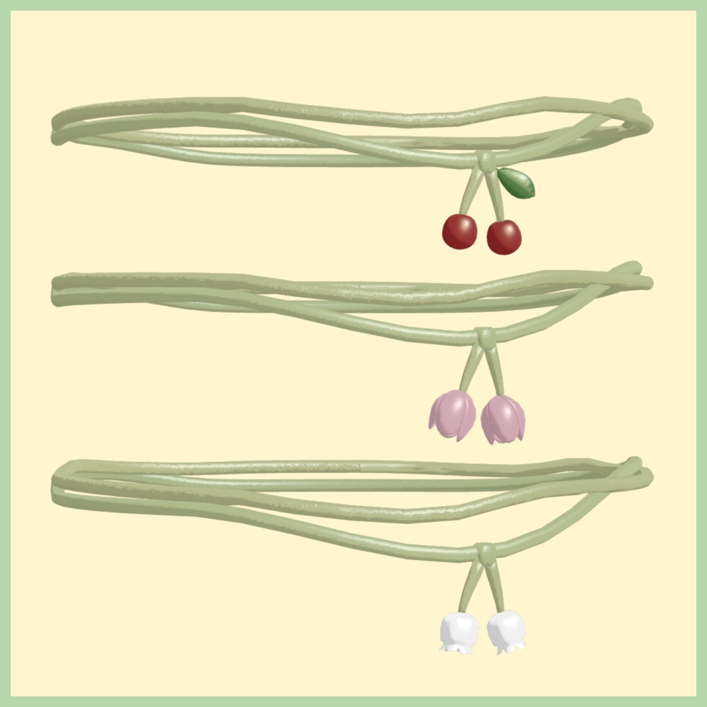 FlowerCordChoker【VRChat】