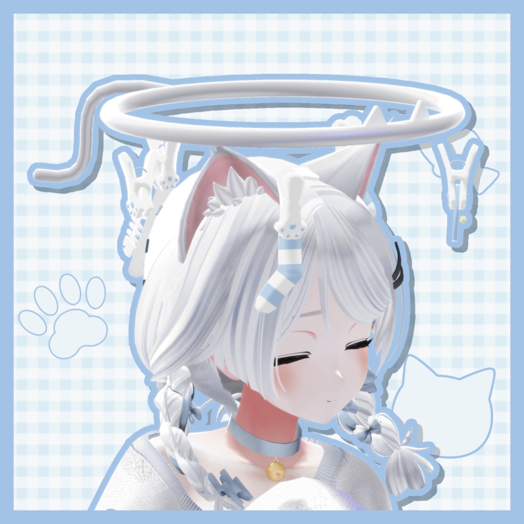 【ヘイロー】💧ねこねこらんどりー💧【VRC想定3Dモデル】