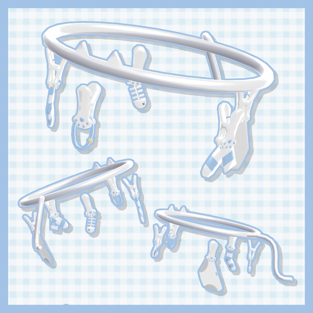 【ヘイロー】💧ねこねこらんどりー💧【VRC想定3Dモデル】