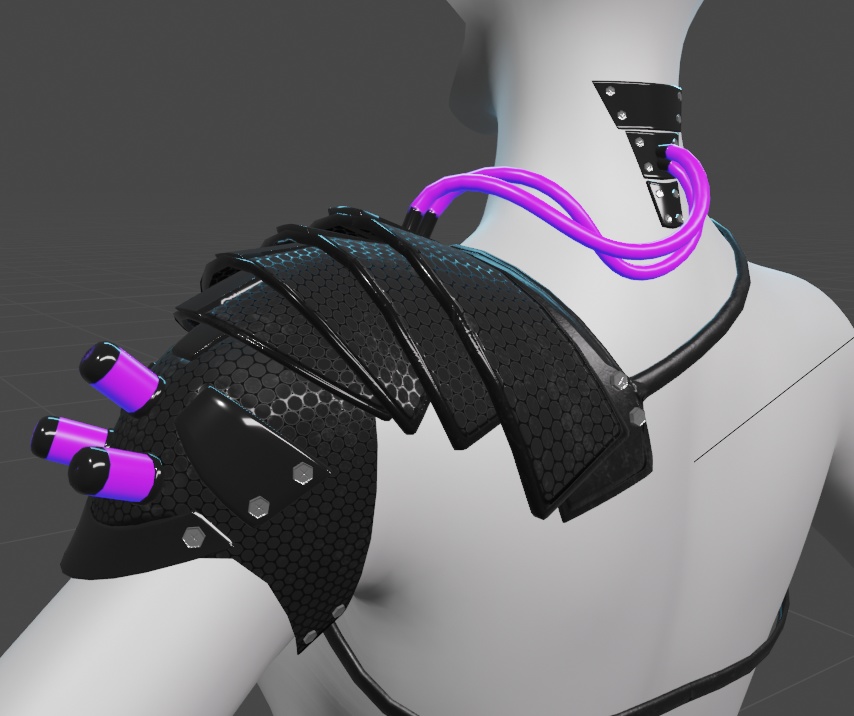 Cyber Punk Shoulder