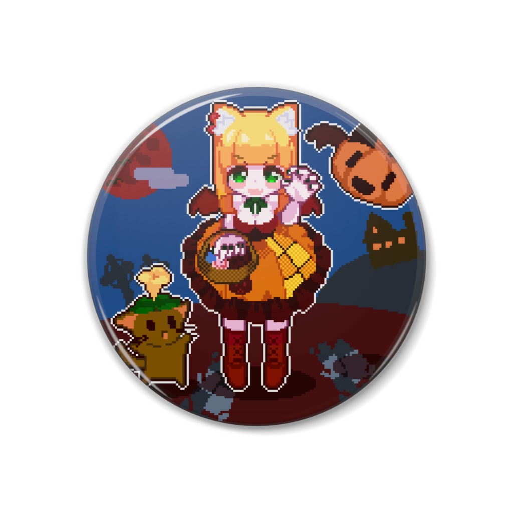ハロウィン缶バッジ