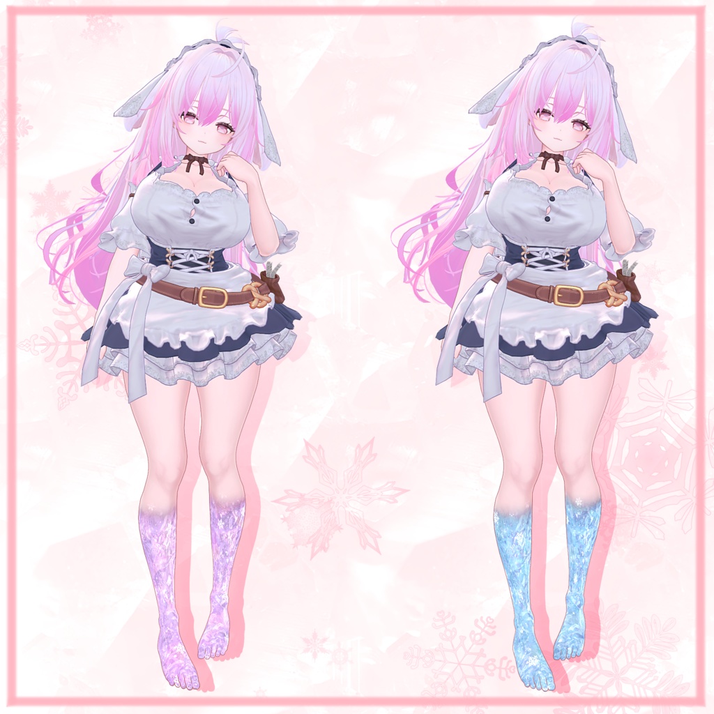 ✨新作SALL✨【プレッツェル対応】Ice Crystals Foot Materials.