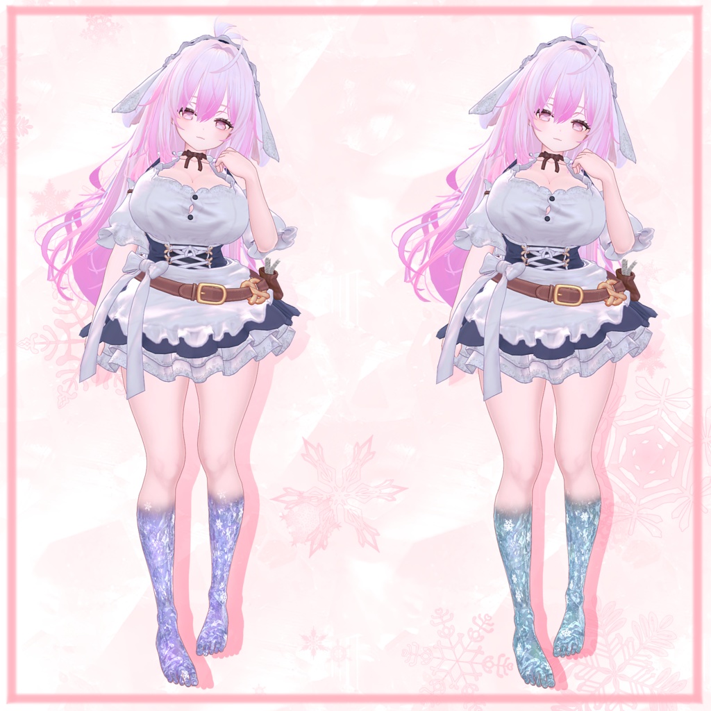 ✨新作SALL✨【プレッツェル対応】Ice Crystals Foot Materials.