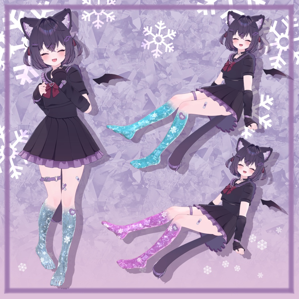 【ショコラ対応】Ice crystals Foot.