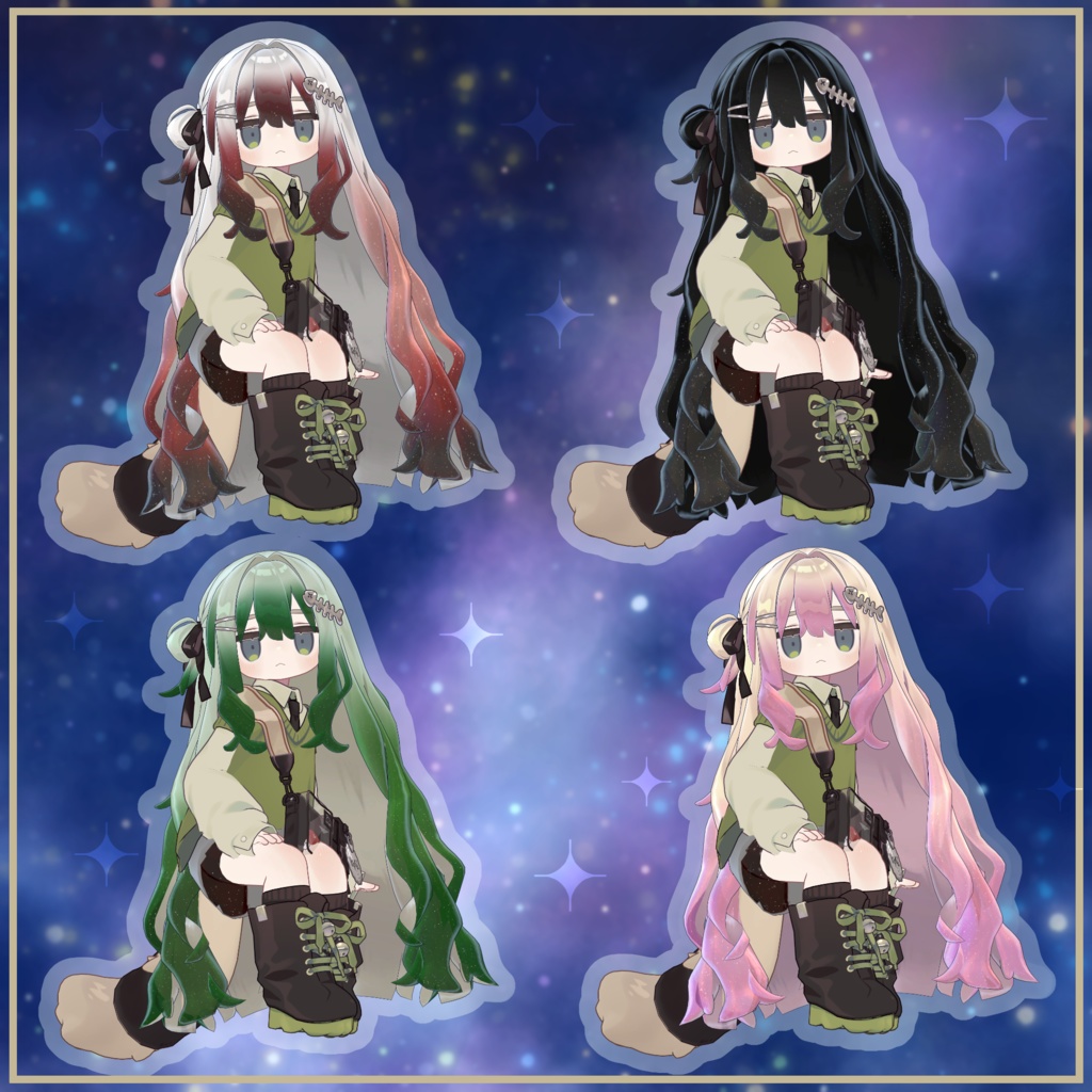 【キプフェル対応】きらきら ほしぞらヘアー Materials.