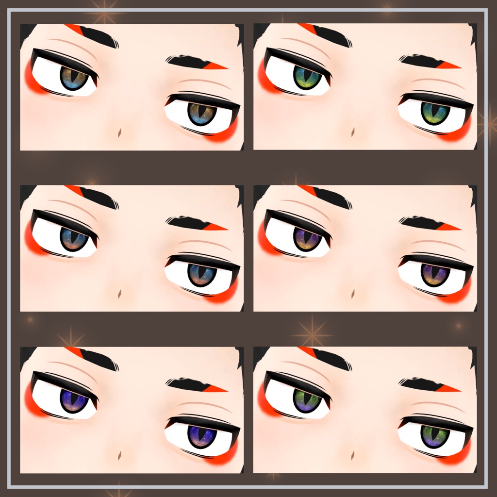 【スミトくん対応】night sky Eyes Textures.