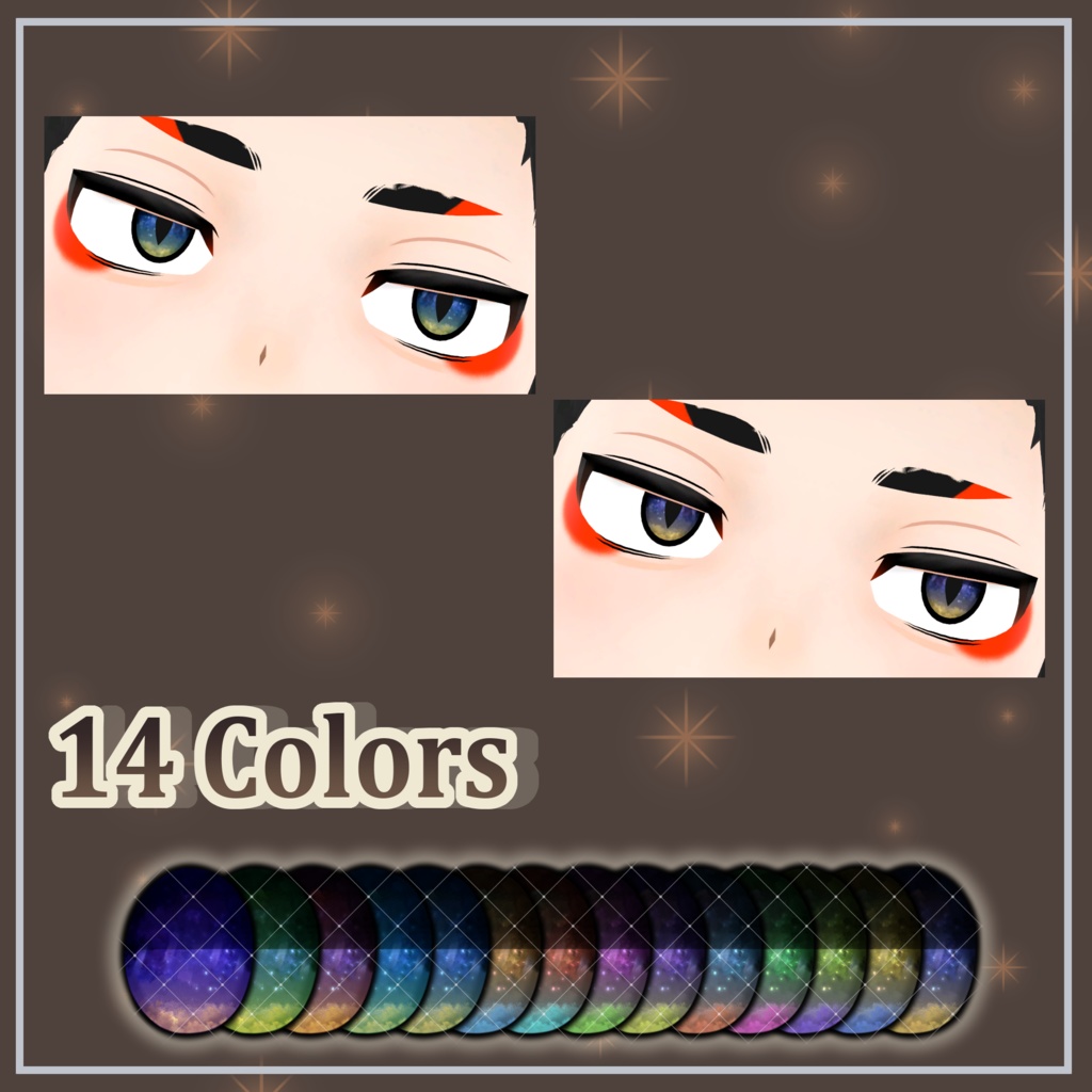 【スミトくん対応】night sky Eyes Textures.
