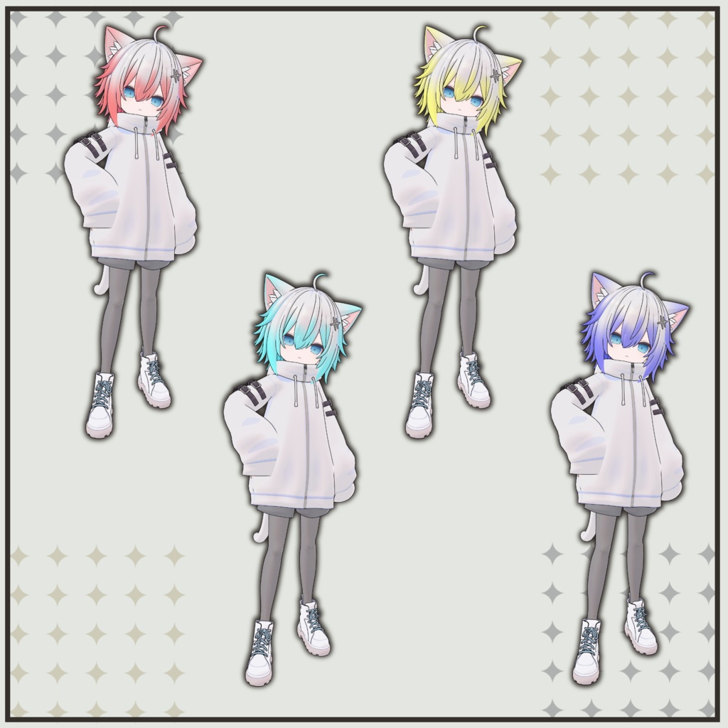 【とらお対応】グラデーションヘアー Textures.