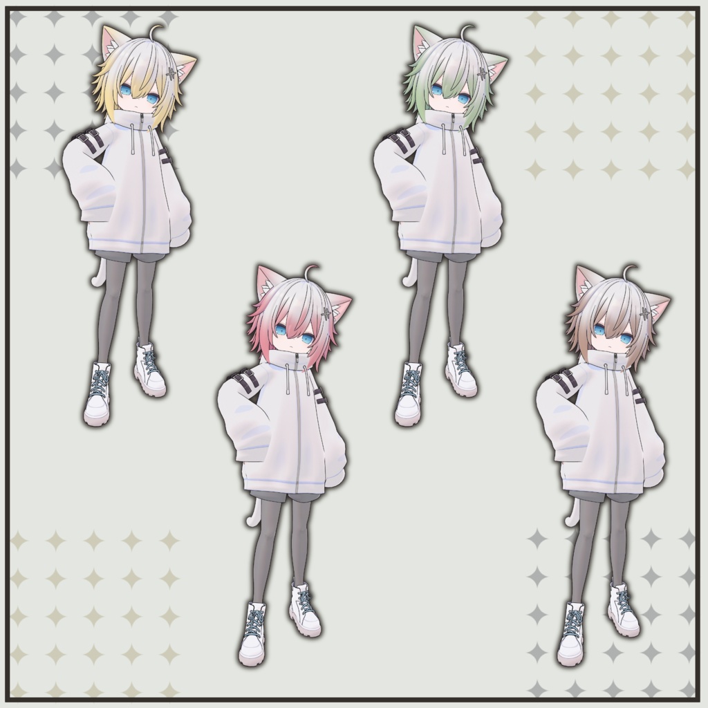 【とらお対応】グラデーションヘアー Textures.