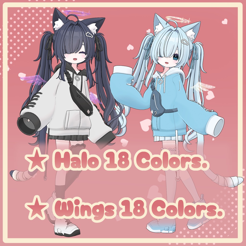 【てんちる対応】Halo & Wing Materials.