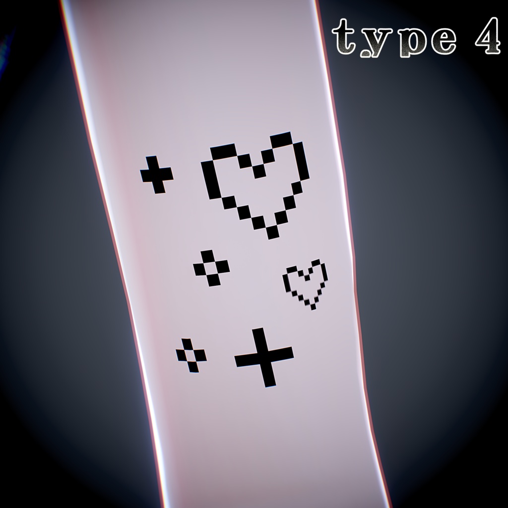 【Tatoo texture】6 Type set.