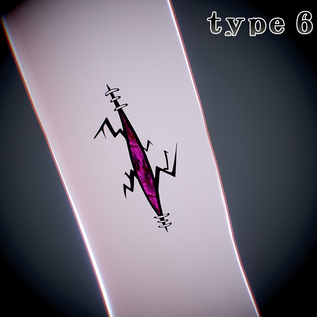 【Tatoo texture】6 Type set.