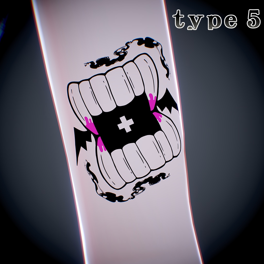 【Tatoo texture】6 Type set.