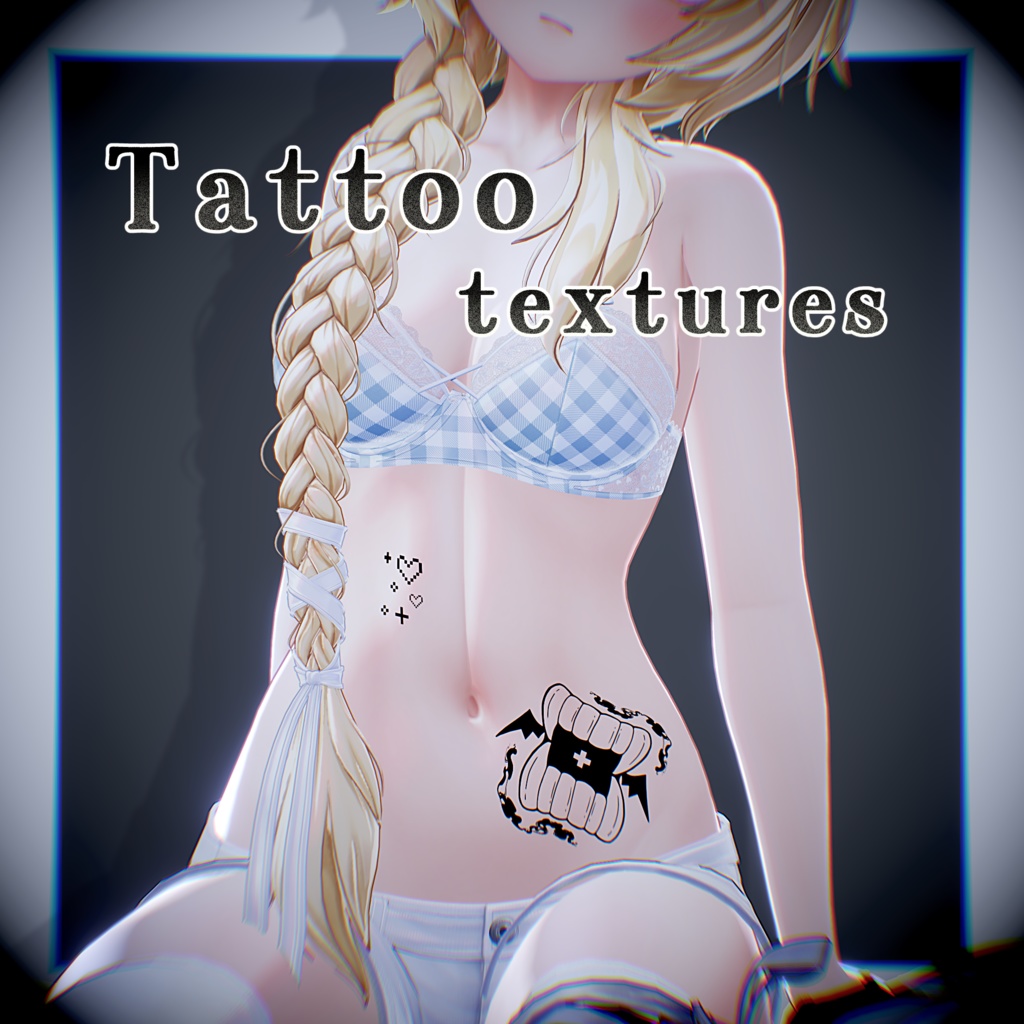 【Tatoo texture】6 Type set.