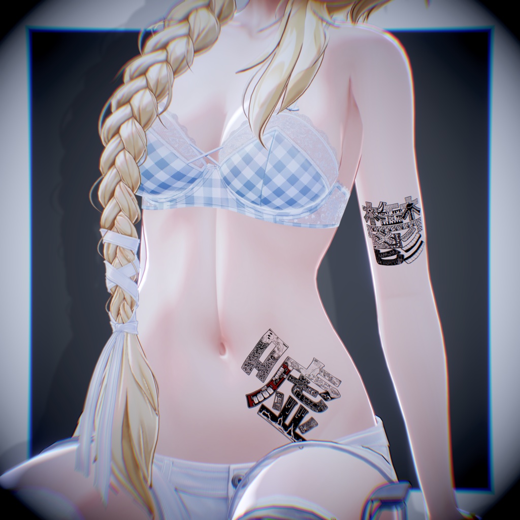 【Tatoo texture】2 Type set.