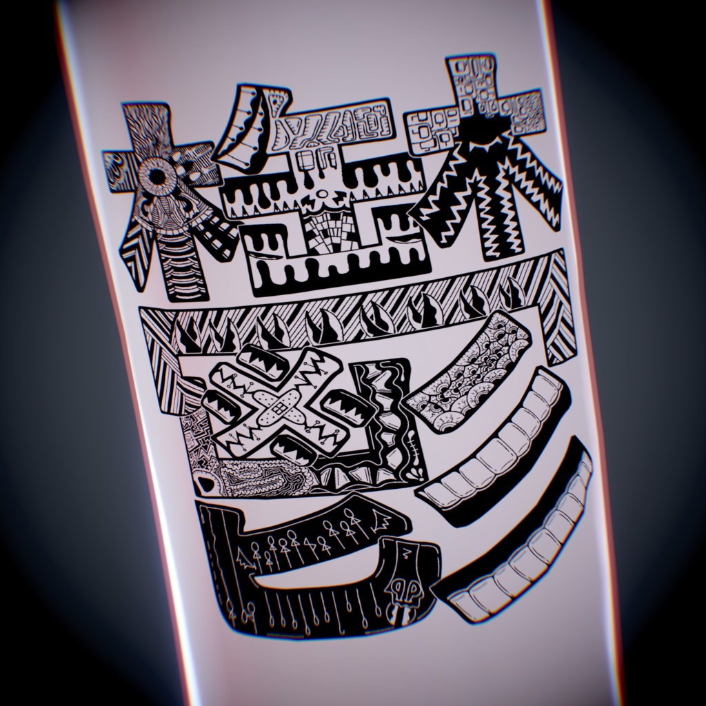 【Tatoo texture】2 Type set.