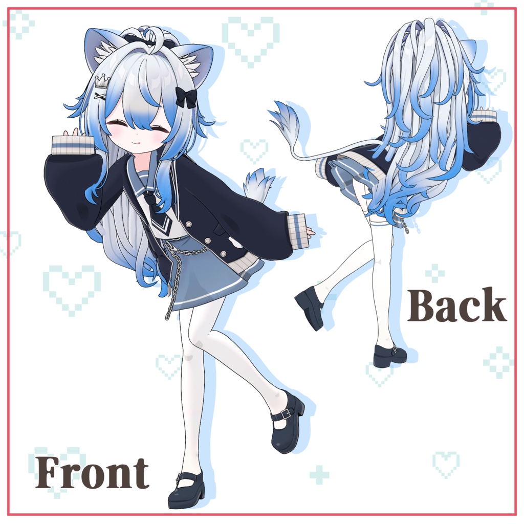 【チロア対応】グラデーションヘアー Textures.
