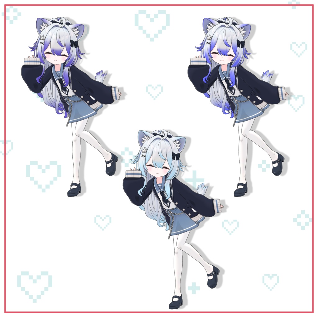 【チロア対応】グラデーションヘアー Textures.