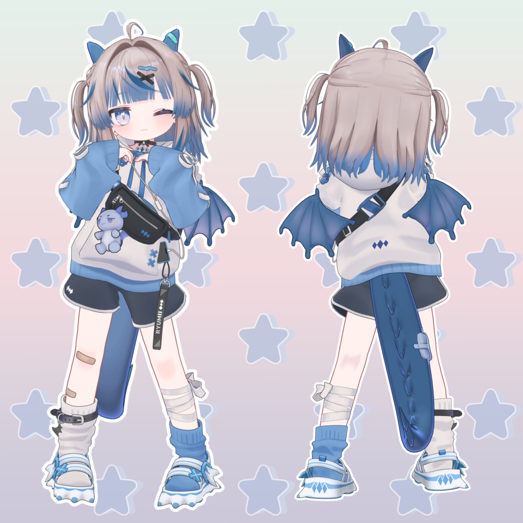 【リュミィ対応】ぐらで&ぽいんとからー てくすちゃー