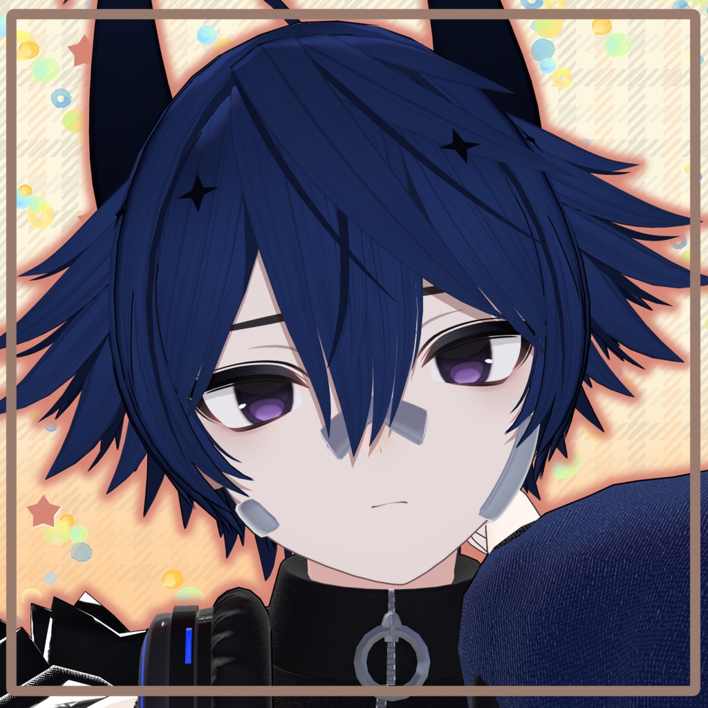 【3アバター対応】Round eyes Textures.