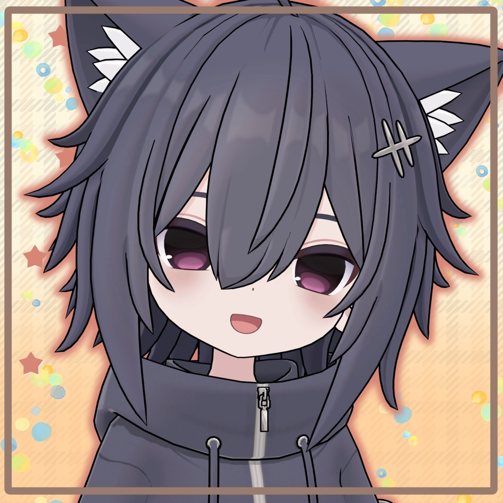 【3アバター対応】Round eyes Textures.