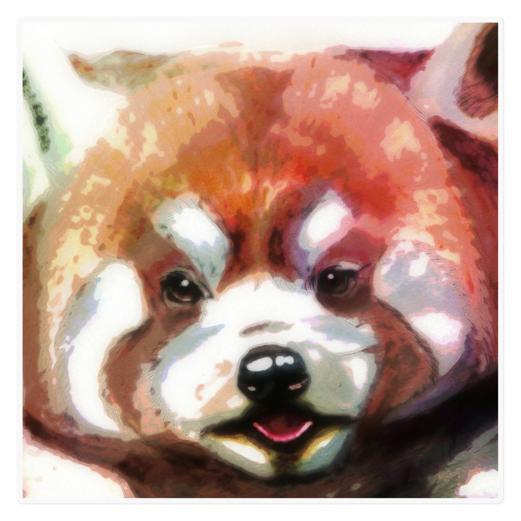 レッサーパンダ ステッカー