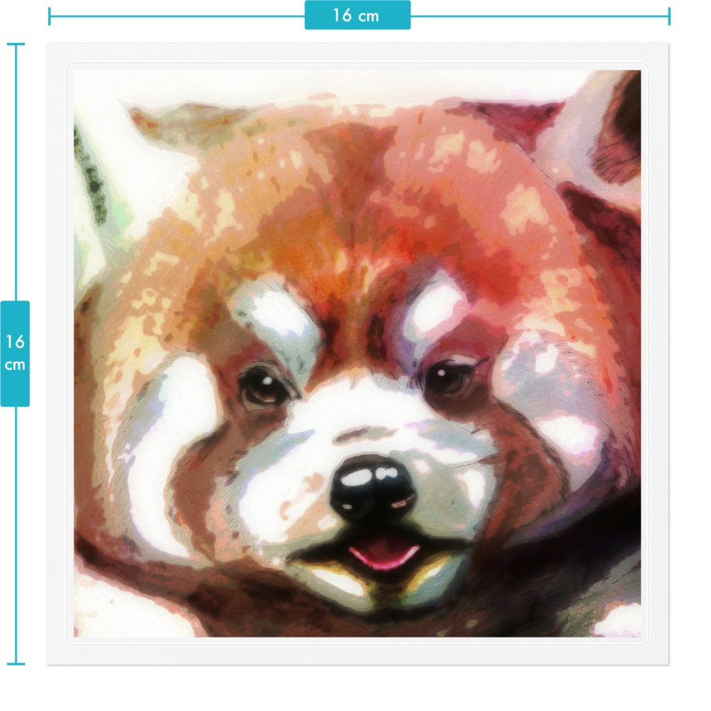 レッサーパンダ ステッカー