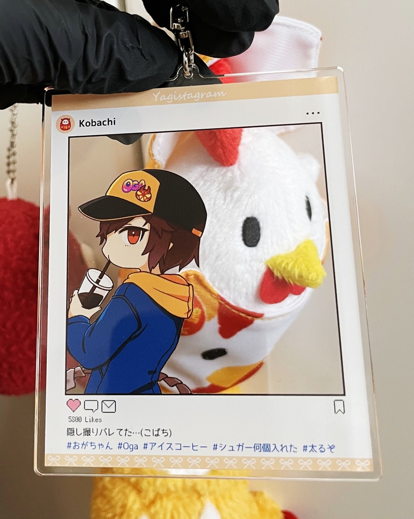 【アクリルキーホルダー】おでかけ【おがちゃん】