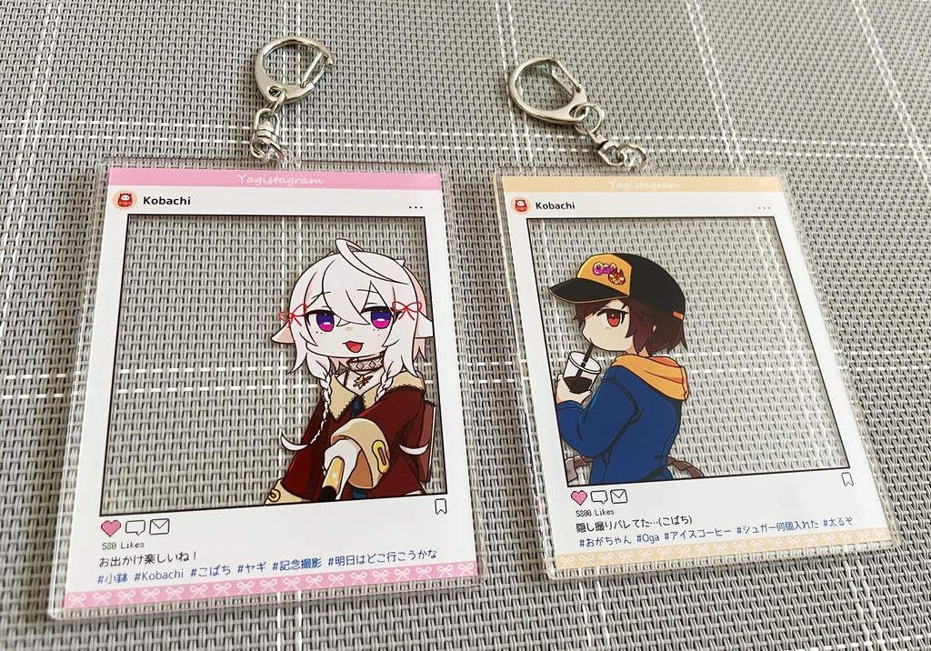 【アクリルキーホルダー】おでかけ【おがちゃん】