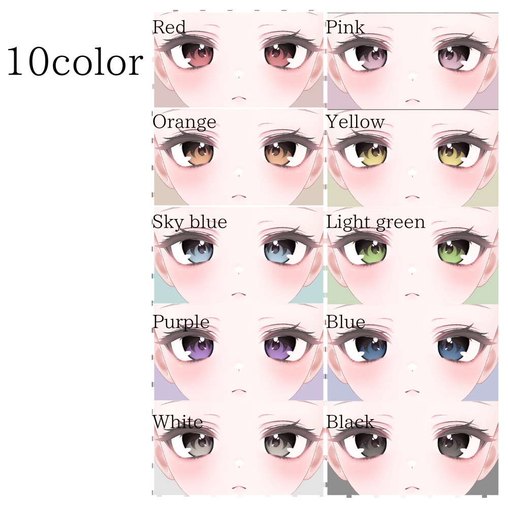 Pretty EyeTexture・MakeTexture　アイテクスチャ・メイクテクスチャ　Milfy
