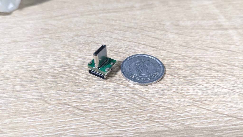 (製造中止中)USB Type-C 極小直角変換基板 2個セット
