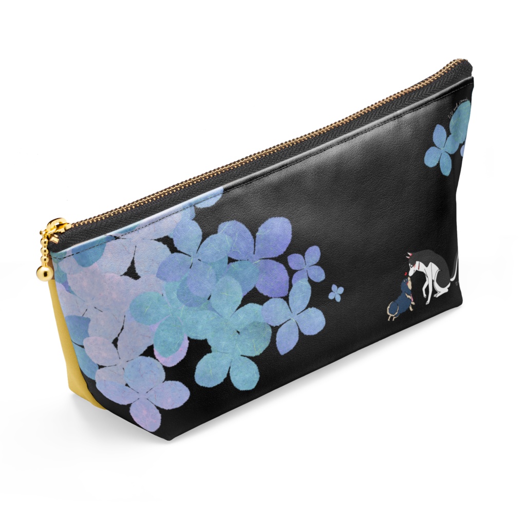 リリィandポメさくワンポイントポーチ