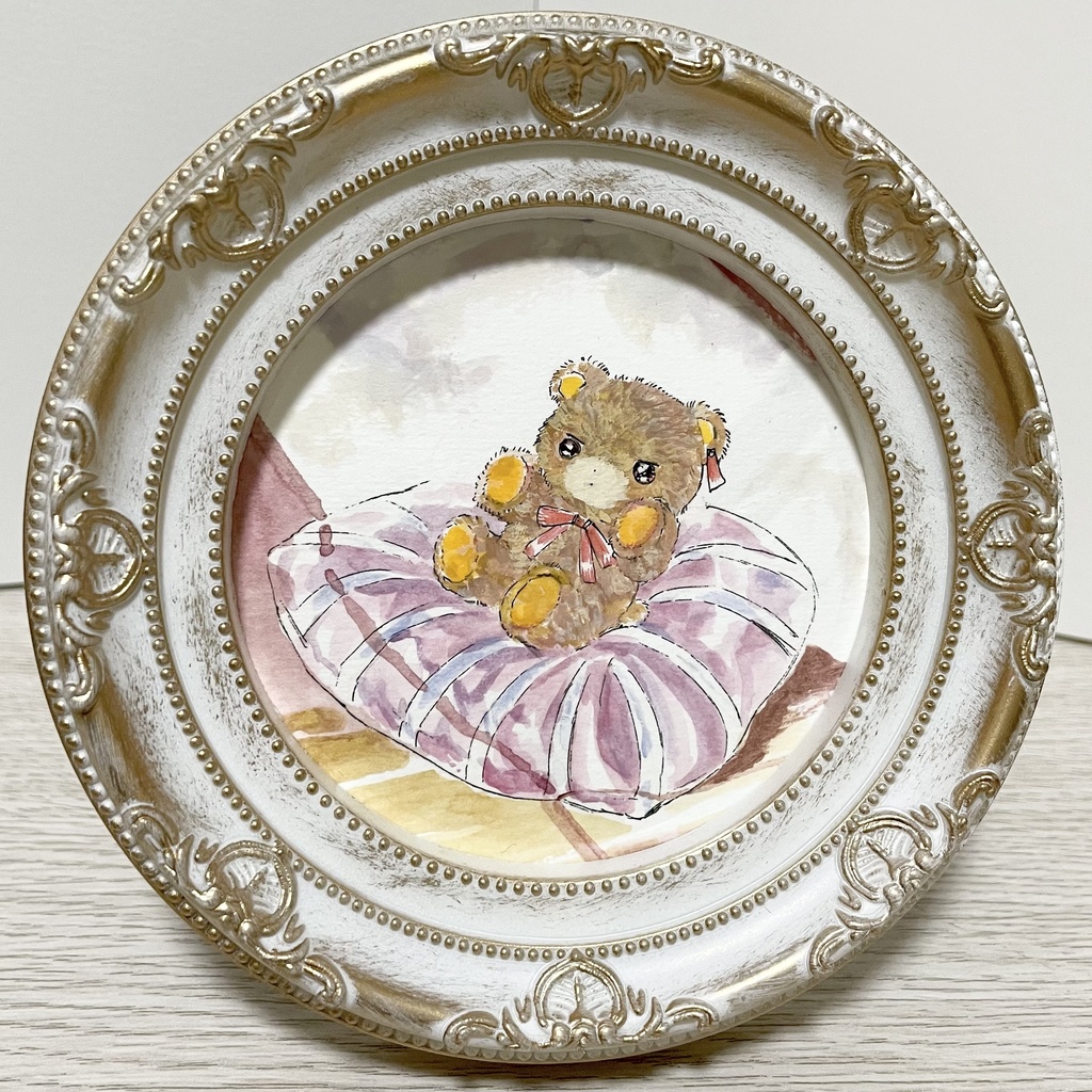 くまちゃんとクッション