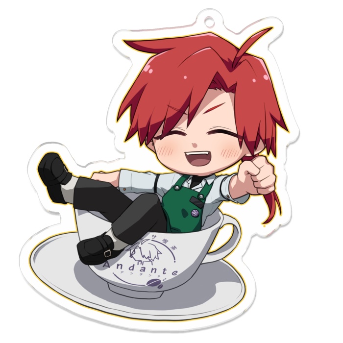 【バメッサ喫茶】キャストアクリルキーホルダー70mm【Andante】