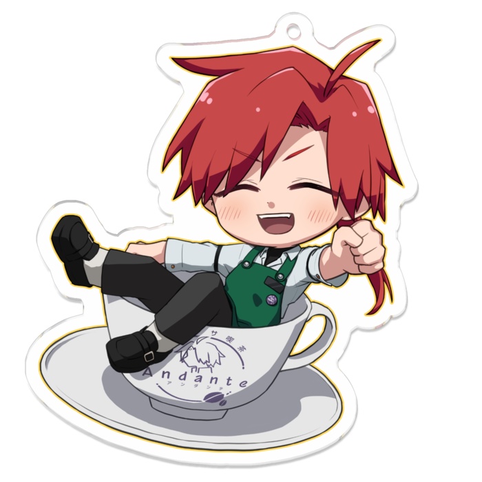 【バメッサ喫茶】キャストアクリルキーホルダー70mm【Andante】