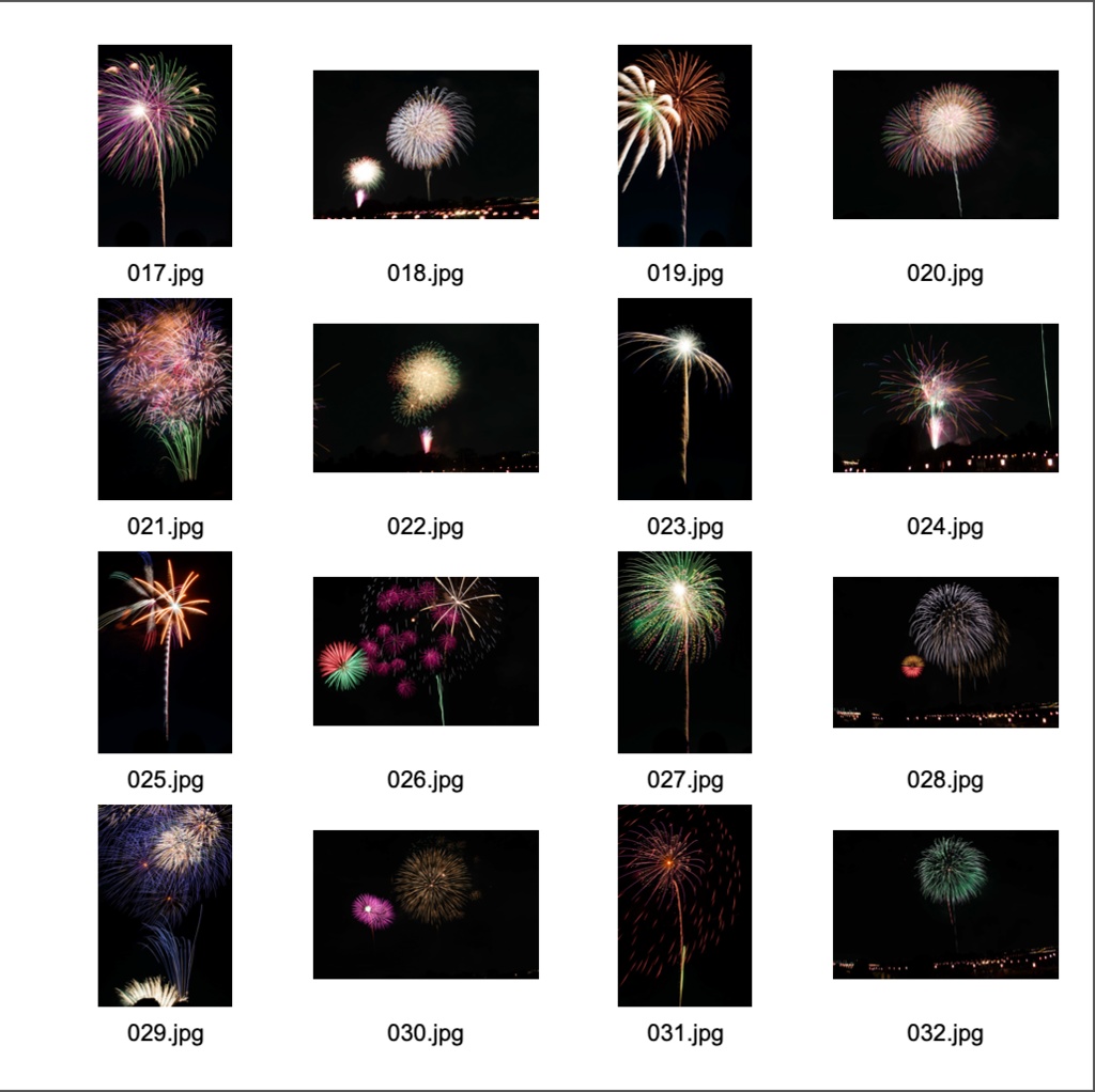 写真素材集「花火」