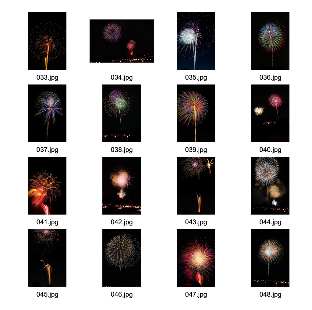 写真素材集「花火」