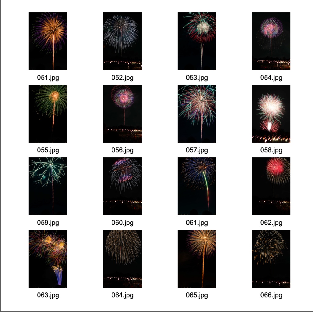 写真素材集「花火」