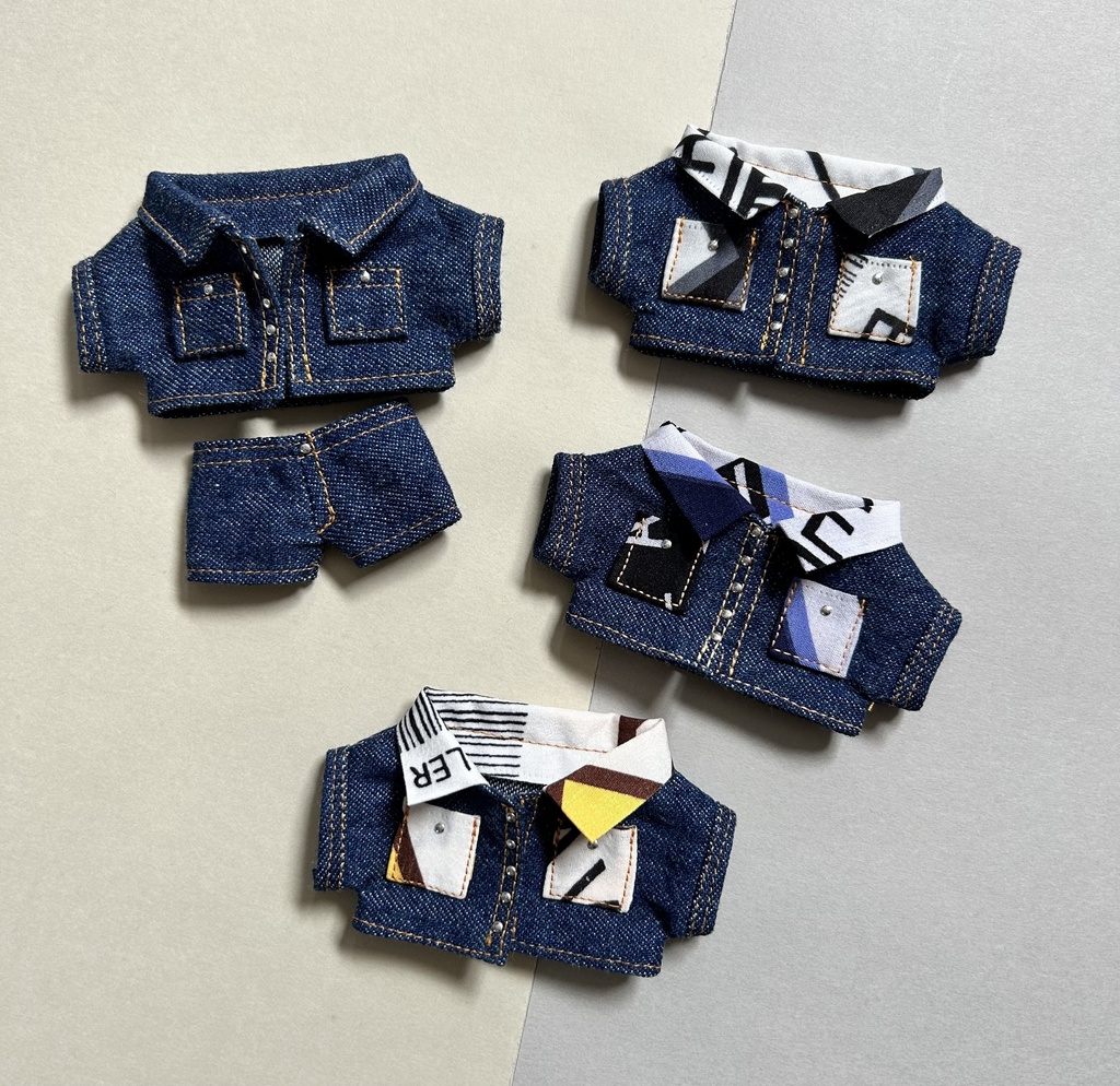 【ボールチェーンマスコットサイズ】デニムセットアップ