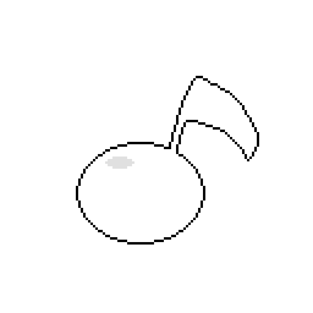 簡單的像素音符 附贈一顆上色的