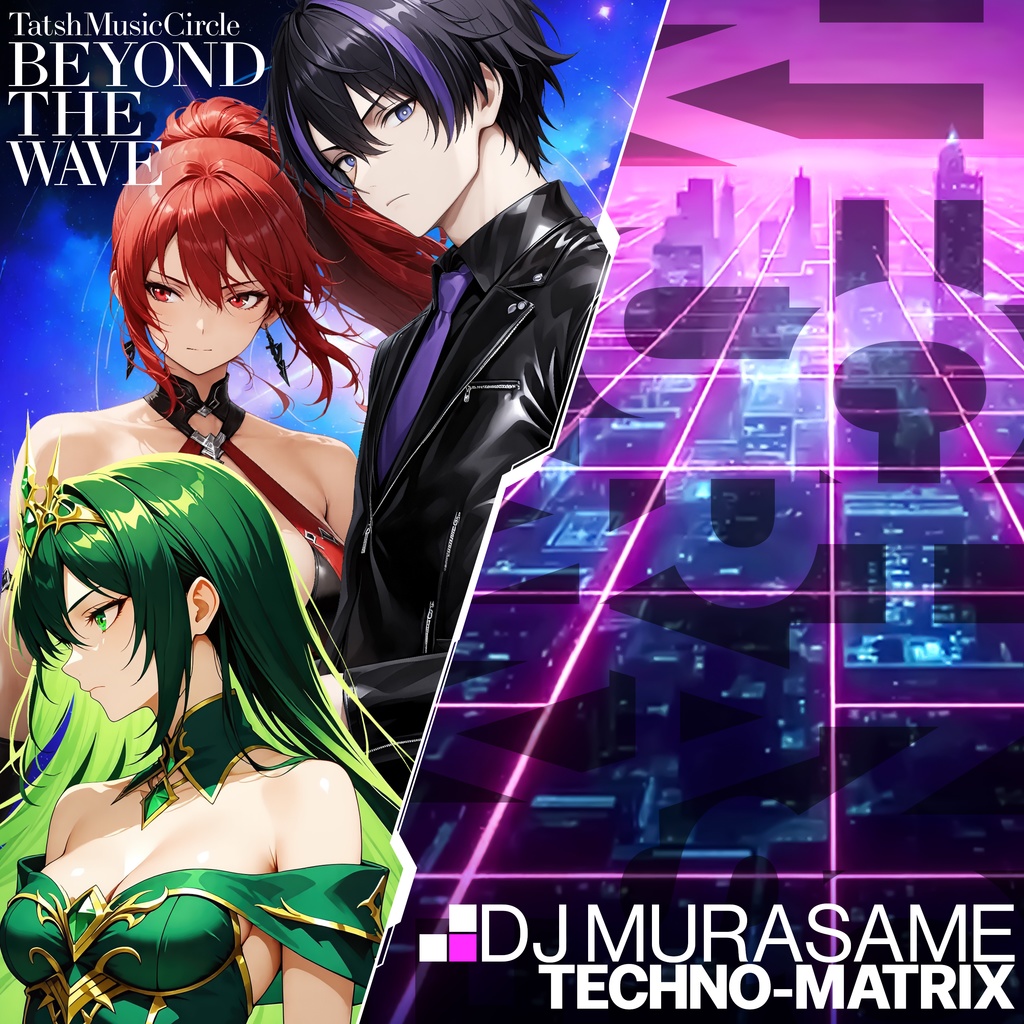 春M3セット・特典付き!BEYOND THE WAVE&TECHNO-MATRIX + FREE CONNECTION3