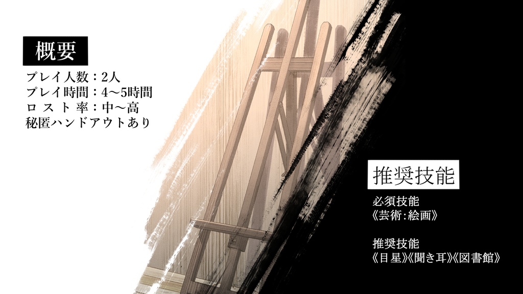 【クトゥルフ神話TRPG】レンブラントの再誕【SPLL:E189098】