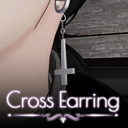 🔥販売終了予定🔥 Cross & Reverse Cross earring 『 Unless heaven 』