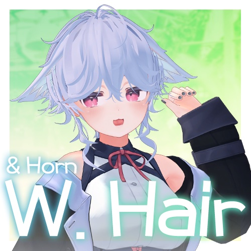 W Hair & Horn [VRC Hair]