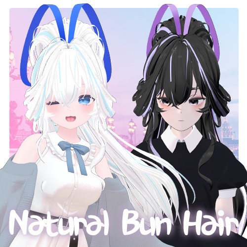 🍞Natural Bun Hair🍞 [VRC Hair]
